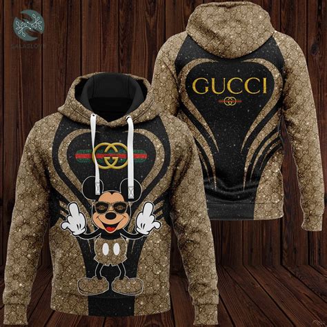 gucci disney hoodie|Gucci mickey mouse collection.